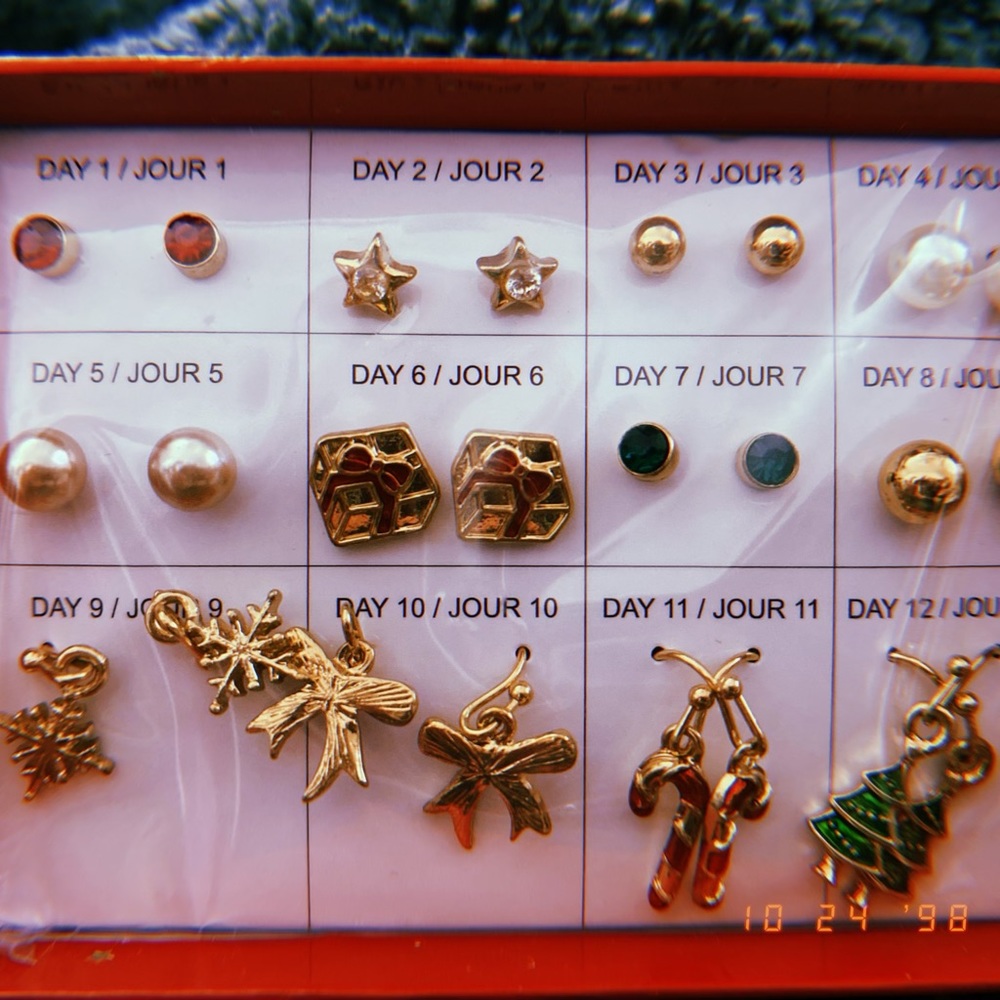 Christmas earrings